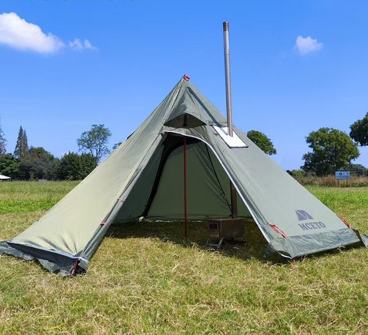 Green with snow skirt