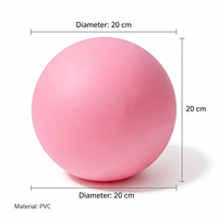 Ballon de Pilates Mini en PVC Personnalisé avec Pompe - Ballon d'Exercice Gonflable de 20 cm pour Entraînement de Base et Yoga à Domicile - Fournisseur en Gros