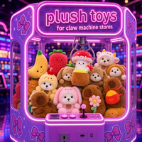 Peluche Kawaii Sushi pour machine à griffes, vente en gros, en vrac, jouet en peluche souple en forme de nourriture, prix de jeu d'arcade, recharges pour machine à griffes pour enfants