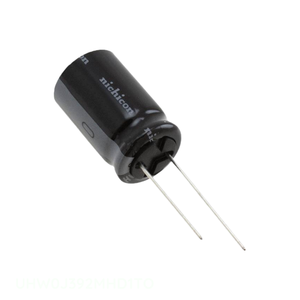 Condensador radial de aluminio de 3900 uF, 20%, 6.3V, UHW0J392MHD1TO, canal del fabricante, con orificio pasante - Product Image 1