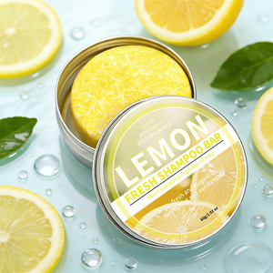 Natural Organic <b>Shampoo</b> Bar Lemon Plant Extract Oil Thinning Strengthens Thickens Controls Oil Cleansing <b>Volume</b> For Women & Men - Product Image 4