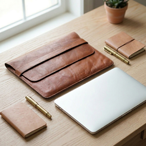 Indian Handmade Genuine Leather <b>Laptop</b> <b>Backpack</b> with Premium Finish Waterproof & Durable for <b>Laptops</b> and Notebooks - Product Image 5