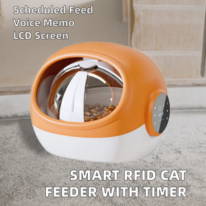 เครื่องให้อาหารสัตว์เลี้ยงอัตโนมัติอัจฉริยะ RFLD พร้อมเซ็นเซอร์ปลอกคอสำหรับแมว <span class=keywords><strong>4</strong></span> โหมดการให้อาหาร ฟังก์ชั่นบันทึกเสียงตามกำหนดเวลา สำหรับสุนัขรูปทรงวงรี - Product Image 2