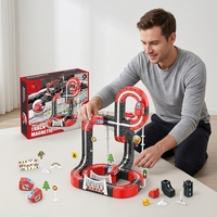 Kit de construction de circuit de train électrique à batterie au lithium avec 156 pièces, blocs de piste à engrenages en plastique STEM, jouet éducatif de puzzle de construction