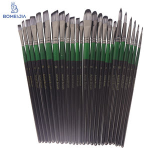 बोमेजिया हॉट बिक्री कलाकार ब्रश के लिए 6 प्रीमियम सिंथेटिक बालों के सेट - Product Image 1