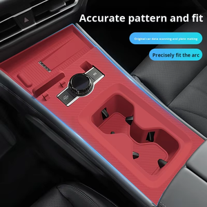 Pour Volkswagen <span class=keywords><strong>Tiguan</strong></span> L Pro, accessoires intérieurs de voiture, décoration, console <span class=keywords><strong>centrale</strong></span>, tapis en silicone, boîte de rangement <span class=keywords><strong>centrale</strong></span>, amélioration intérieure - Product Image 2