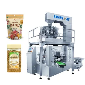 Automatic Granola Cereal Flakes packaging machine muesli filling machine