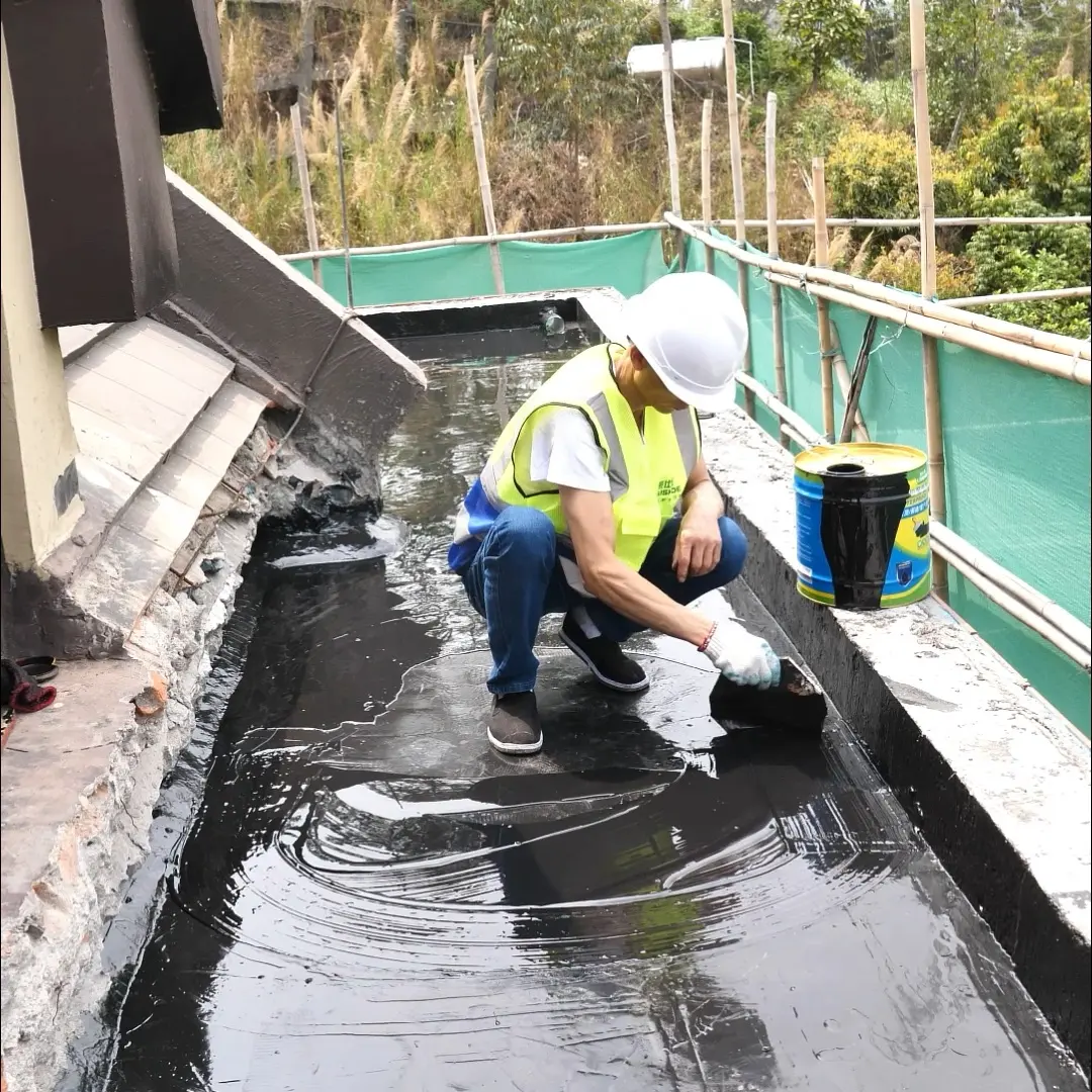 Rivestimento impermeabilizzante in poliuretano per impermeabilizzare superfici in calcestruzzo piatto, terrazze e tetti