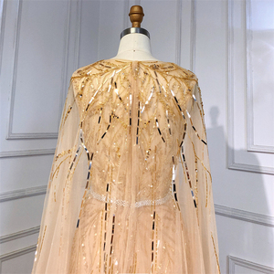 Abito lungo da donna abito da sposa elegante alla moda abito Super lungo per <span class=keywords><strong>Hostess</strong></span> - Product Image 4
