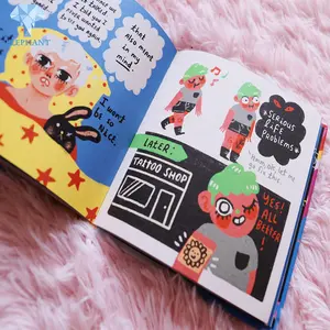 Comic China Customized Colour Environmental Ink High Quality Offset Hardcover Children Comic Story Picture Book Printing