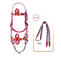 Horshi Bride de cheval réglable avec mèches et rênes détachables (grande taille)