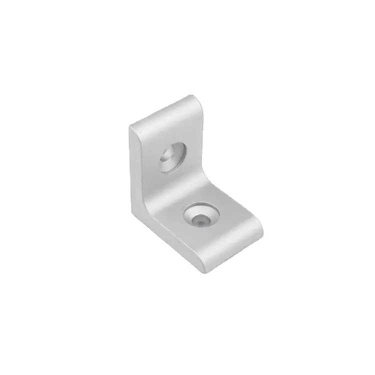 310.2600A.01 silver metal right angle bracket aluminum profile L shape corner bracket 30x30