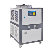 Bahreïn nouvel équipement de refroidisseur refroidi à l'eau et à l'air avec capacité de refroidissement 10HP composants de noyau de pompe à moteur de compresseur R410A