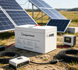 Batterie au lithium fer phosphate empilable de 7,68 kWh, BMS intégré, prend en charge 2 configurations en série et 2 en parallèle, pour camping-car, alimentation de secours UPS - Product Image 4