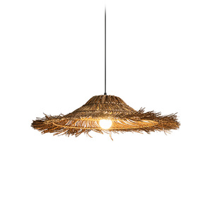 Wabi Sabi Style Pendant <b>Light</b> 50 60 70 80 Cm Diameter Round Led E27 Bulb For Living Room <b>Dining</b> Tea Room Zen Decor - Product Image 5
