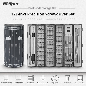 Kit de Destornilladores Magnéticos Inalámbricos 128 en 1, Juego de Herramientas con Motor sin Escobillas para Reparación de Computadoras y Laptops - Product Image 6