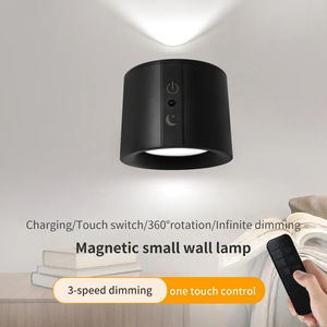 Wholesale USB Charging LED Wind Light 360 Degree Rotation Portable Night Reading Wall Remote <b>Control</b> Metal Candle <b>Holders</b> - Product Image 2