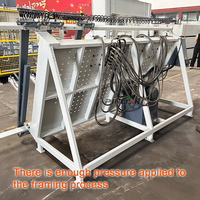 Presse hydraulique rotative PINLIANG pour l'assemblage de cadres de portes en panneaux de bois stratifiés, facile à utiliser, puissance 2,2 kW, garantie 1 an