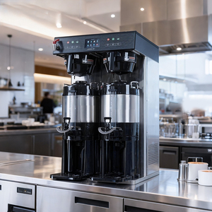 Cafetera Comercial Multifuncional ThermoPro Twin de 1.5 Galones con Dispensadores de Vacío - Product Image 1