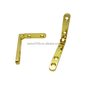 Accesorios <span class=keywords><strong>para</strong></span> Cajas de Almacenamiento, <span class=keywords><strong>Bisagras</strong></span> Metálicas Doradas Brillantes de 90 Grados de Alta Calidad, 31 x 39 mm, <span class=keywords><strong>para</strong></span> Cajas de <span class=keywords><strong>Madera</strong></span> - Product Image 1