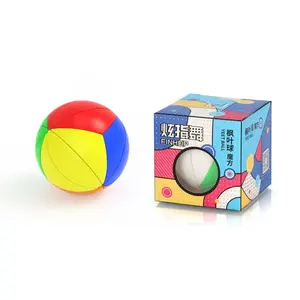 Yongjun YJ Maple Leaf Ball Colored Speed cube Magic Ball Slant Play Magic Cubes Educational Toys