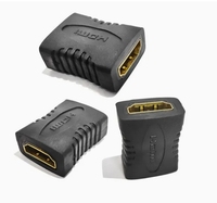 Kabel Adaptor HDMI Female ke HDMI Female Sambungan Langsung dari Pabrik