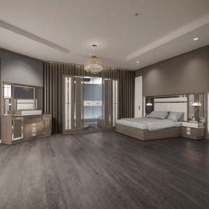 Le plus récent ensemble complet de <span class=keywords><strong>chambre</strong></span> à coucher en <span class=keywords><strong>bois</strong></span> pour adultes style appartement avec armoire pour la maison ou les meubles du hall de l'hôtel - Product Image 3