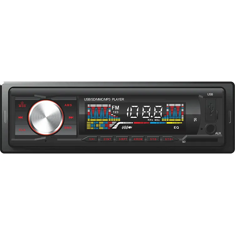 Hikity — lecteur Mp3 avec écran LCD, Radio Fm Usb, 1 Din, pour voiture, lecteur de musique, appareil fait en chine