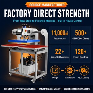 Hydraulic Double Station Heat Press Machine 38x38 40x50 40x60 | Auto-Release Sublimation DTF Transfer | 110V 220V