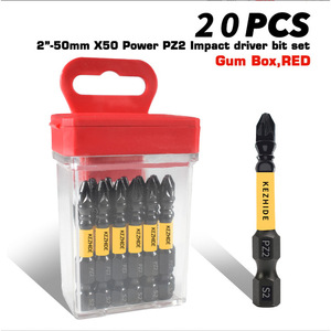 Guest Quality <b>Screwdriver</b> <b>Bits</b> S2 Steel 50Mm Black Oxide Boxed <b>Set</b> For Drill - Product Image 3