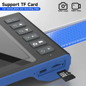 Caméra d'endoscopie industrielle T23, double objectif 8 mm, écran 7 pouces, caméra d'inspection de tuyaux, caméra boroscope 1080P, 5 m, étanche IP67 - Product Image 4