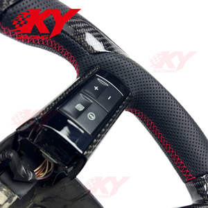 Volante de Fibra de Carbono con LED Personalizado para Dodge Challenger RT Charger SXT, para Chrysler 300 300C SRT SRT8 2005-2008 - Product Image 3