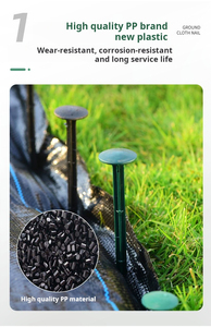 C7 Hard Corrosion Resistant 4 6 8 10 12 Inch Garden Floor Ground Nails for Weed <strong>Barrier</strong> Landscape Fabric - Product Image 4
