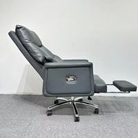 Chaise de bureau de direction moderne Matériau en cuir maillé confortable avec conception de levage Chaise d'ordinateur rotative appartenant à l'usine chinoise