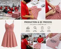 Vente en gros de robes courtes de style européen et américain, petites commandes, boutique, corset, mini robe, mode féminine, été, vacances, décontractée, imprimé, dentelle