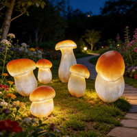 LED Simulations-Pilzlampe IP65 Wasserdicht 800 Lumen Stehende Kleine Fette Pilz-Modellierung Dekorative Beleuchtung