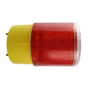 Feu de signalisation LED rouge clignotant, lumière stroboscopique IP65, montage au sol, plastique, 3,7 V, alimenté par énergie solaire, lumière de sécurité routière - Product Image 4