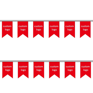<strong>Custom</strong> Printing <strong>PVC</strong> Vinyl Polyester Pennant Bunting <strong>String</strong> <strong>Flag</strong> - Product Image 1