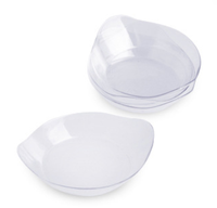 Mini assiette à dessert 1oz, coupelles en plastique pour gâteaux, crème glacée, yaourt, fromage, fruits, fête, mini assiette à dessert