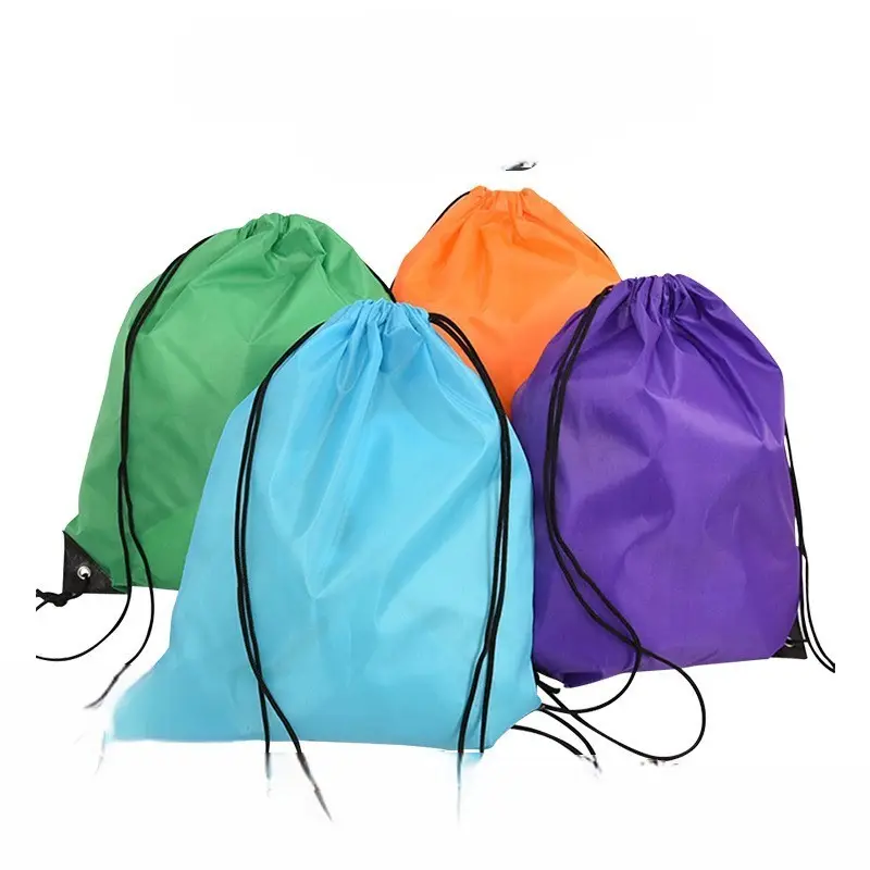 High Quality Waterproof Small Draw String Backpack Gift Bags Mini Drawstring Bag Custom