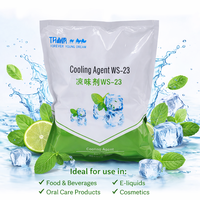 Poudre WS-3 d'agent de refroidissement en cristal blanc idéal pour les aliments boissons soins bucco-dentaires avec des notes fraîches de camphre-menthol