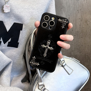 Funda CH Creative Metal Cross Y2k Tide Cool para iPhone 17 <span class=keywords><strong>Air</strong></span> 16 15 14 13 12 11 Pro <span class=keywords><strong>Max</strong></span>, Estética - Product Image 3