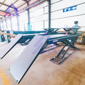 Promotion : Pont élévateur automobile ultra-plat à double ciseaux, hydraulique/électrique, durée de vie de 10 ans, idéal pour la réparation automobile commerciale - Product Image 3