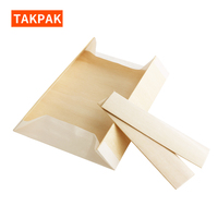 Emballage alimentaire jetable en bois naturel compostable et écologique, boîte à bento pour emporter, boîte à lunch biodégradable