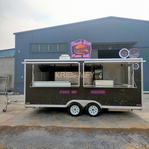 2025 Fast Burger Shop Snack Kebab Custom <b>Kitchen</b> Cart Coffee <b>Mobile</b> Food Van Truck With DOT CE - Product Image 5