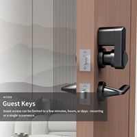 Serrure de porte intelligente Locstar Security Electronic Cerradura Inteligente, serrure à code numérique, serrure à pêne dormant numérique pour la sécurité à domicile