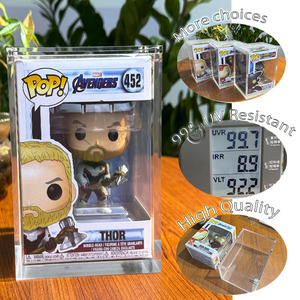 TCG Wholesale Funko Pop Lot de 2 vitrines de protection pour figurines <span class=keywords><strong>Marvel</strong></span> Toys avec couvercle magnétique Funko Pop Stack Hard Case - Product Image 6