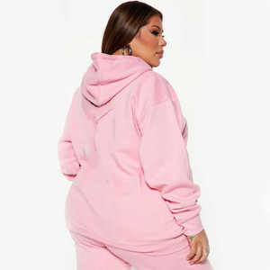 Fabricant de vêtements personnalisé Streetwear sweats à capuche brodés personnalisé unisexe hommes tenues sweatshirt et joggers ensemble de survêtement - Product Image 3