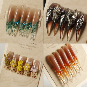Formas Duales Cuadradas Transparentes para Uñas, con Logotipo Personalizado, Tamaño Grande, para Extensión Rápida con Gel Acrílico - Product Image 2