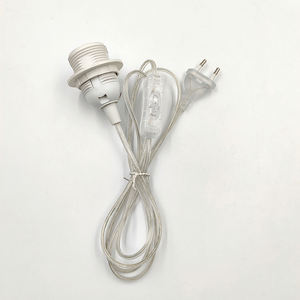 Hagood - <span class=keywords><strong>Cable</strong></span> de Interruptor Transparente de 1.8 Metros, 304 303, <span class=keywords><strong>Portalámparas</strong></span> E27/E14, <span class=keywords><strong>Enchufe</strong></span> EU/US, Adaptador de Ahorro de Energía, <span class=keywords><strong>Portalámparas</strong></span> - Product Image 3